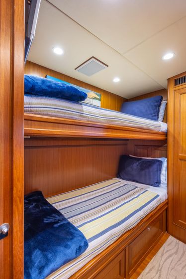 Sunshine Yacht Photos Pics Offshore 72 Sunshine - Guest Stateroom, Over/Under Bunks