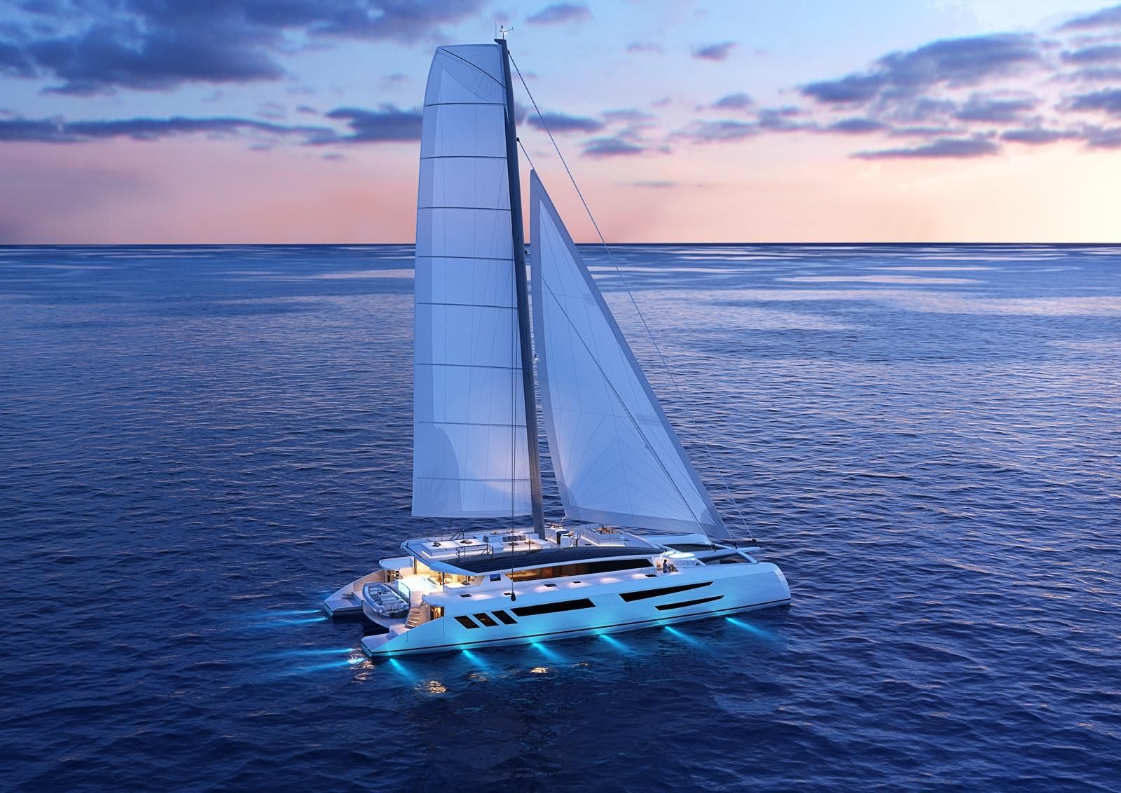 yacht catamarano vela