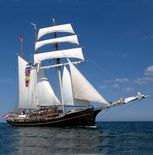 Royal Tallship 3-mast sail schooner