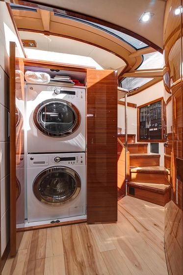Dream Yacht Photos Pics Misty K- Stackable washer / dryer
