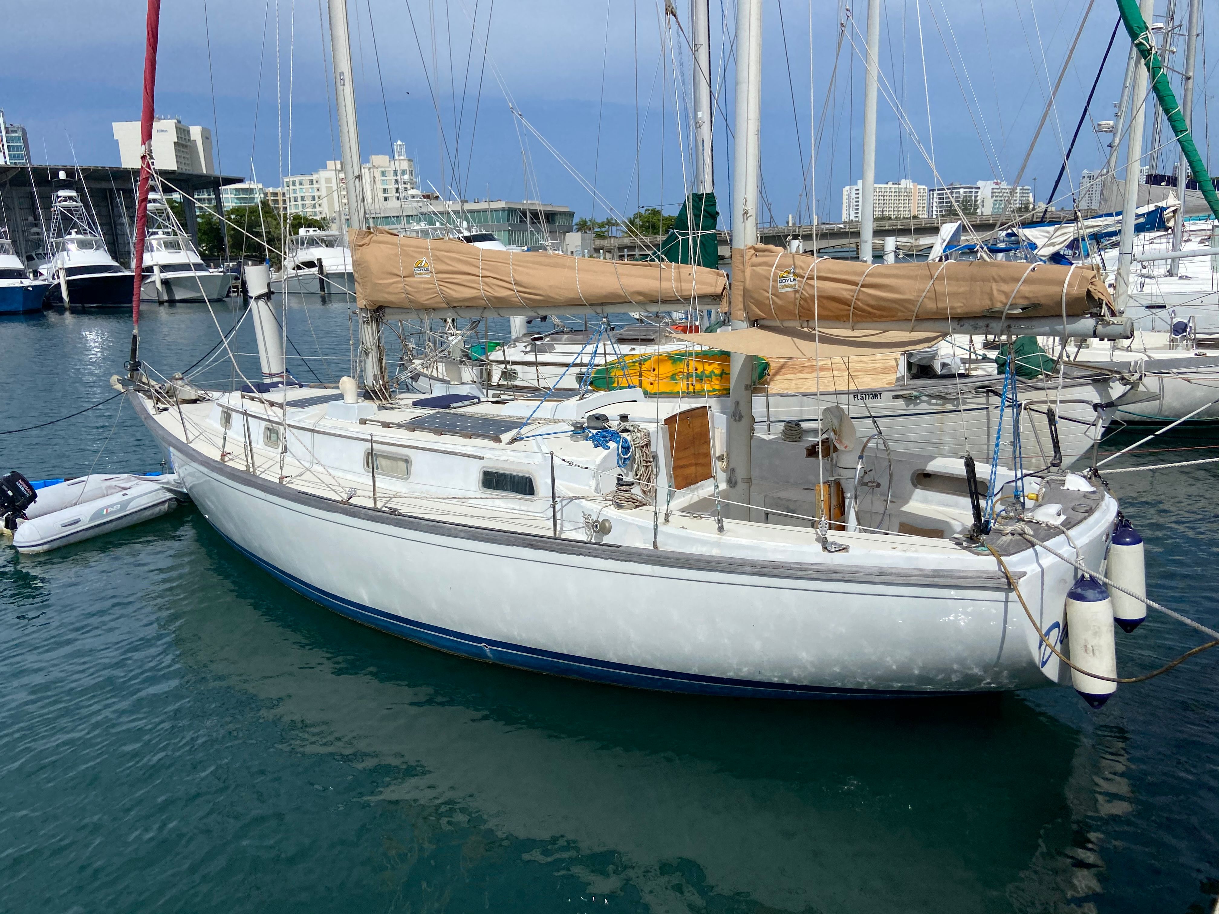 1978 36' pearson 365 ketch sailboat