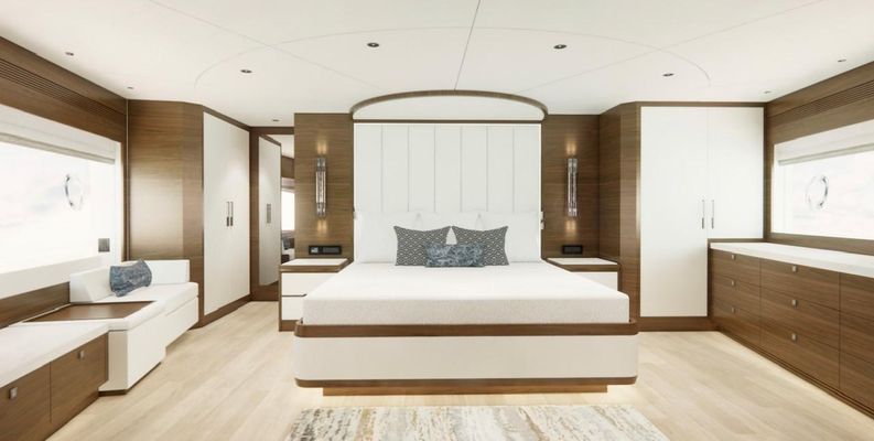 Fd100-908 - In Production Yacht Photos Pics Master Stateroom Rendering