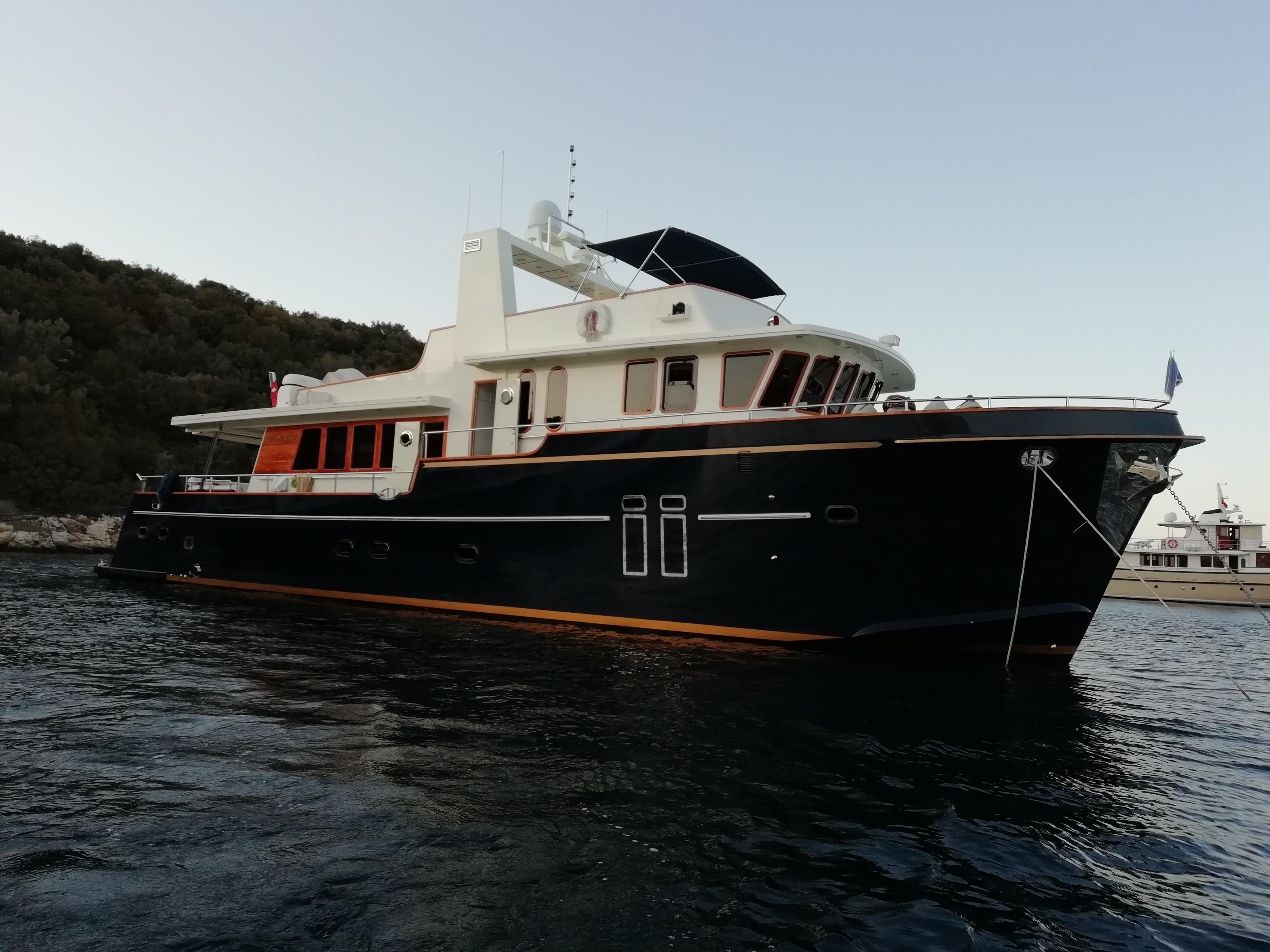 trawler style motor yachts for sale