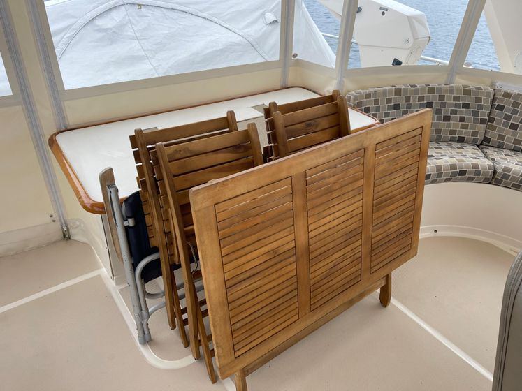 Offshore 55 Ph Yacht Photos Pics teak deck furniture