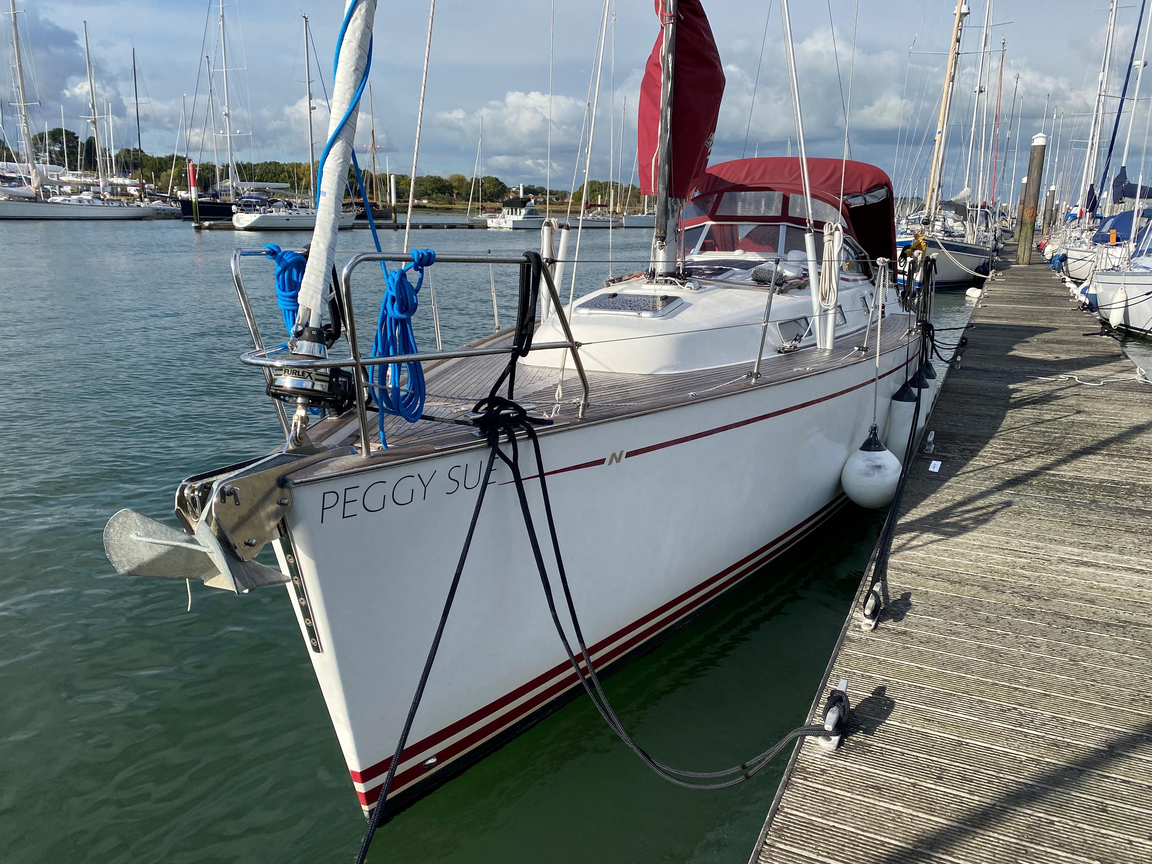 najad 355 sailboat