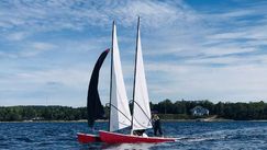 Custom 18 Hobie Cat Bi-Plane Rigged