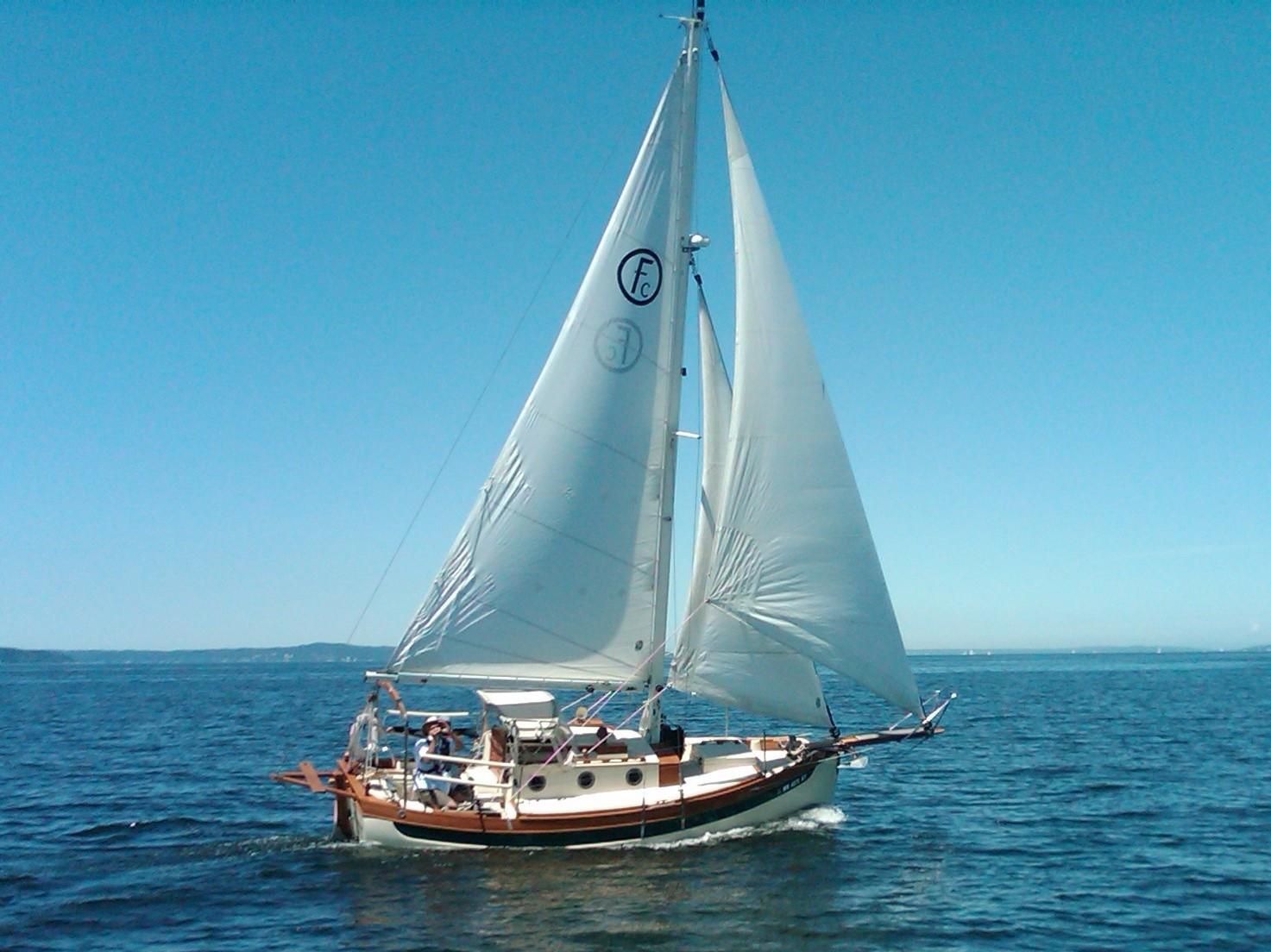 falmouth cutter 22 sailboat for sale