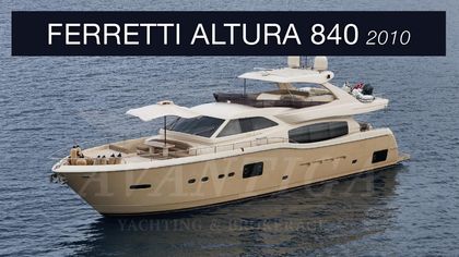 80' Ferretti Yachts 2010