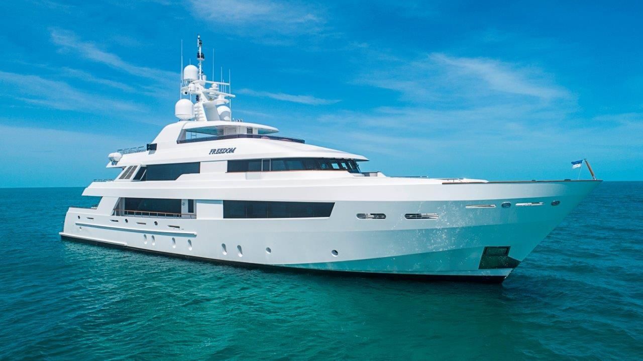 freedom motor yacht current location