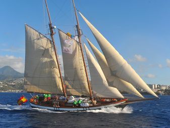 Gaff Rigged Classic Schooner