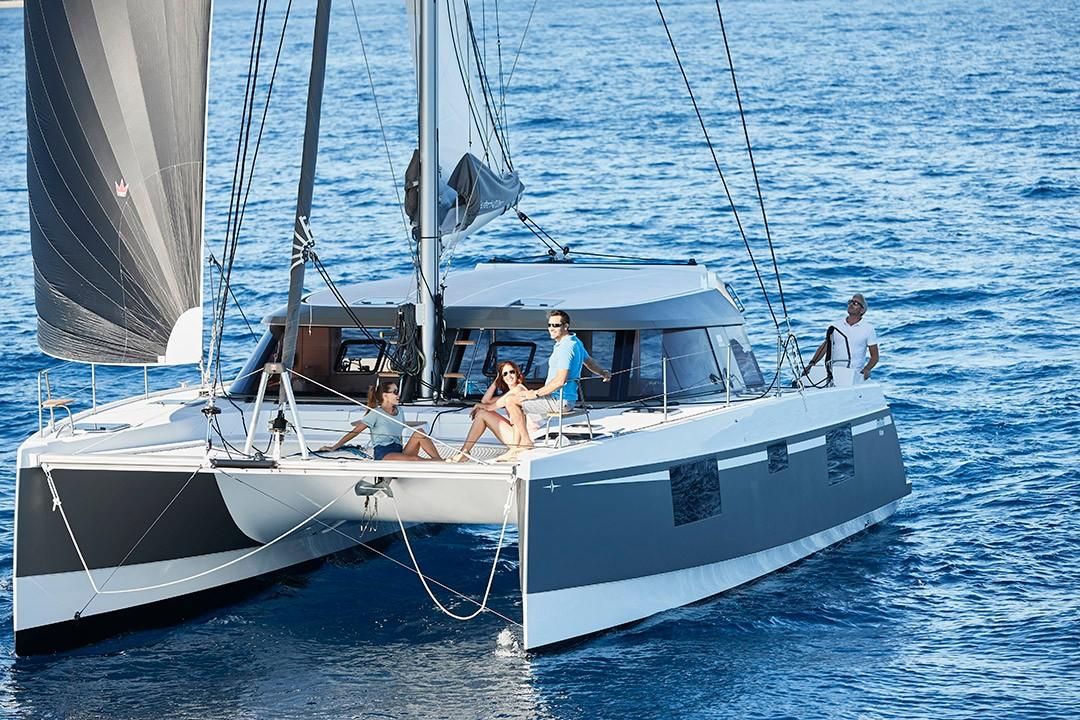 open deck catamaran for sale