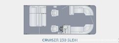 Harris 230 Cruiser SLDH Tri-Toon