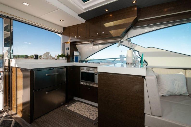 Triple Trouble Yacht Photos Pics 2016 Cruisers Yachts 60 Cantius  Galley
