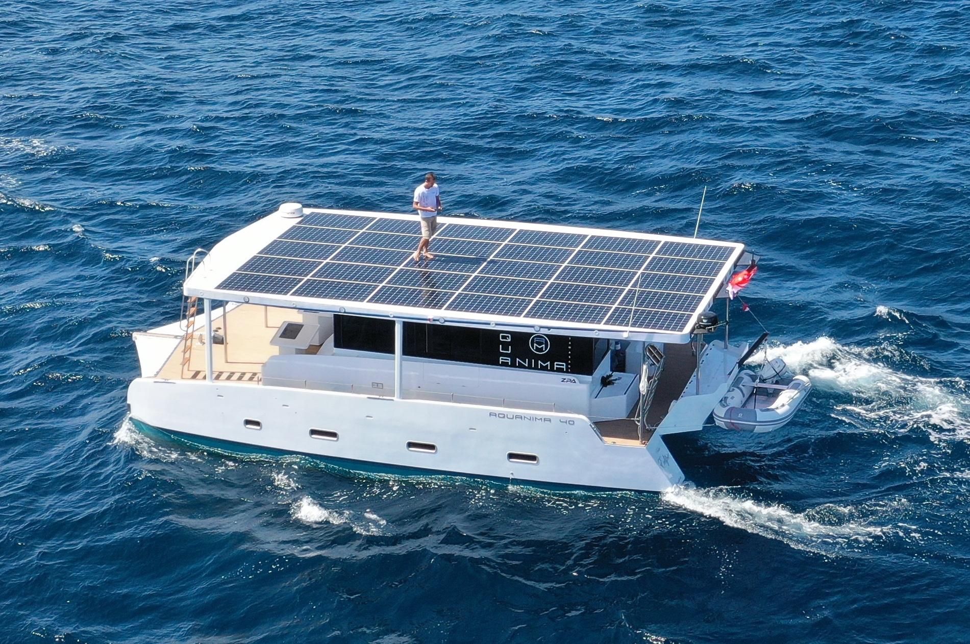 buy solar powered yacht