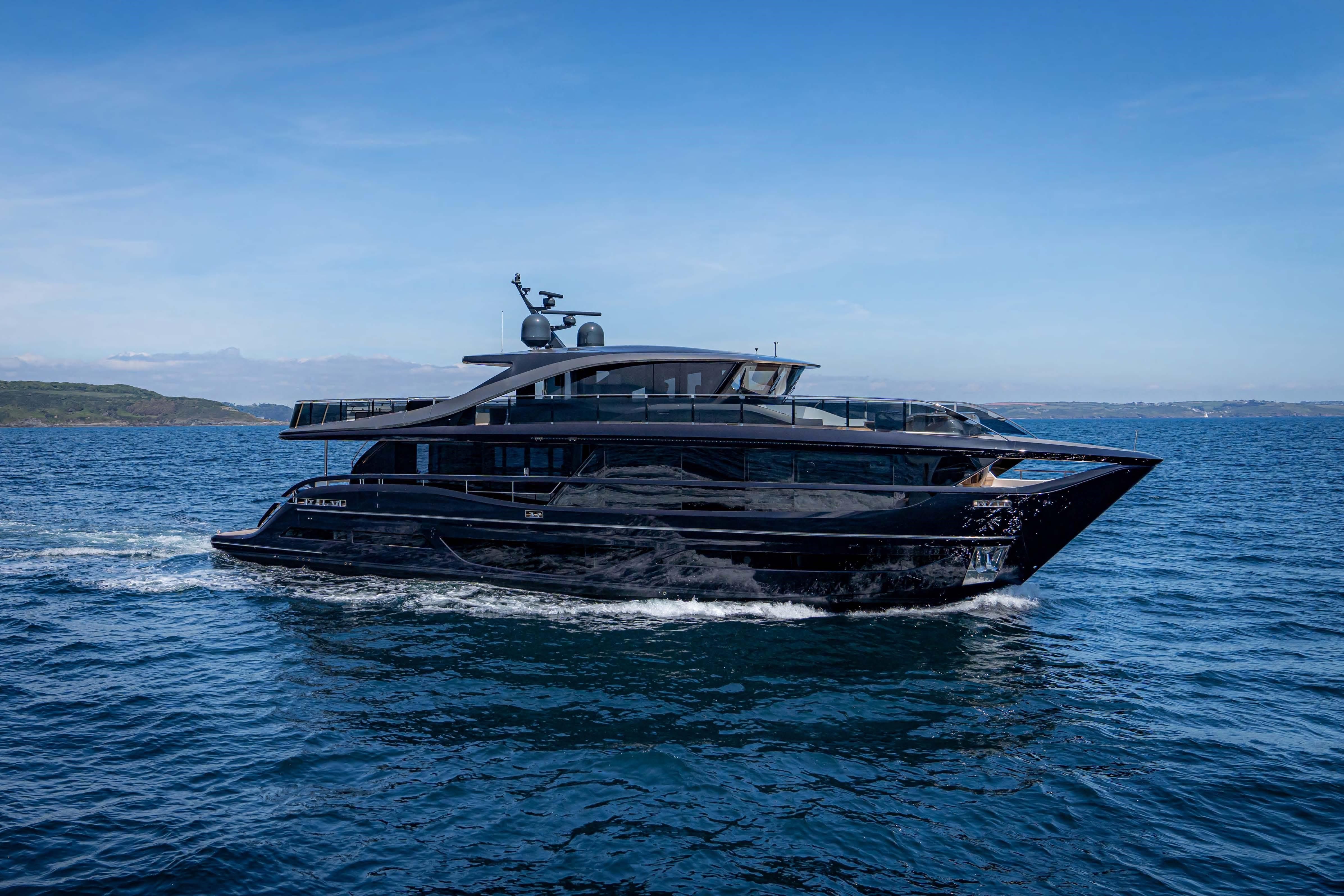 yacht for sale black