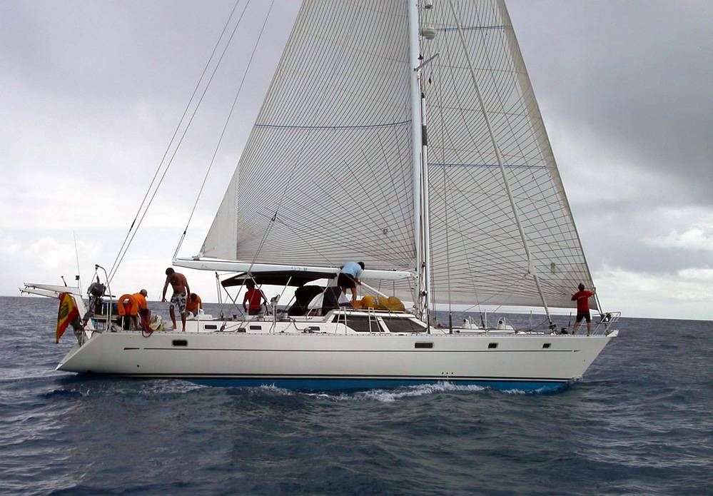 55' sloop sailboat