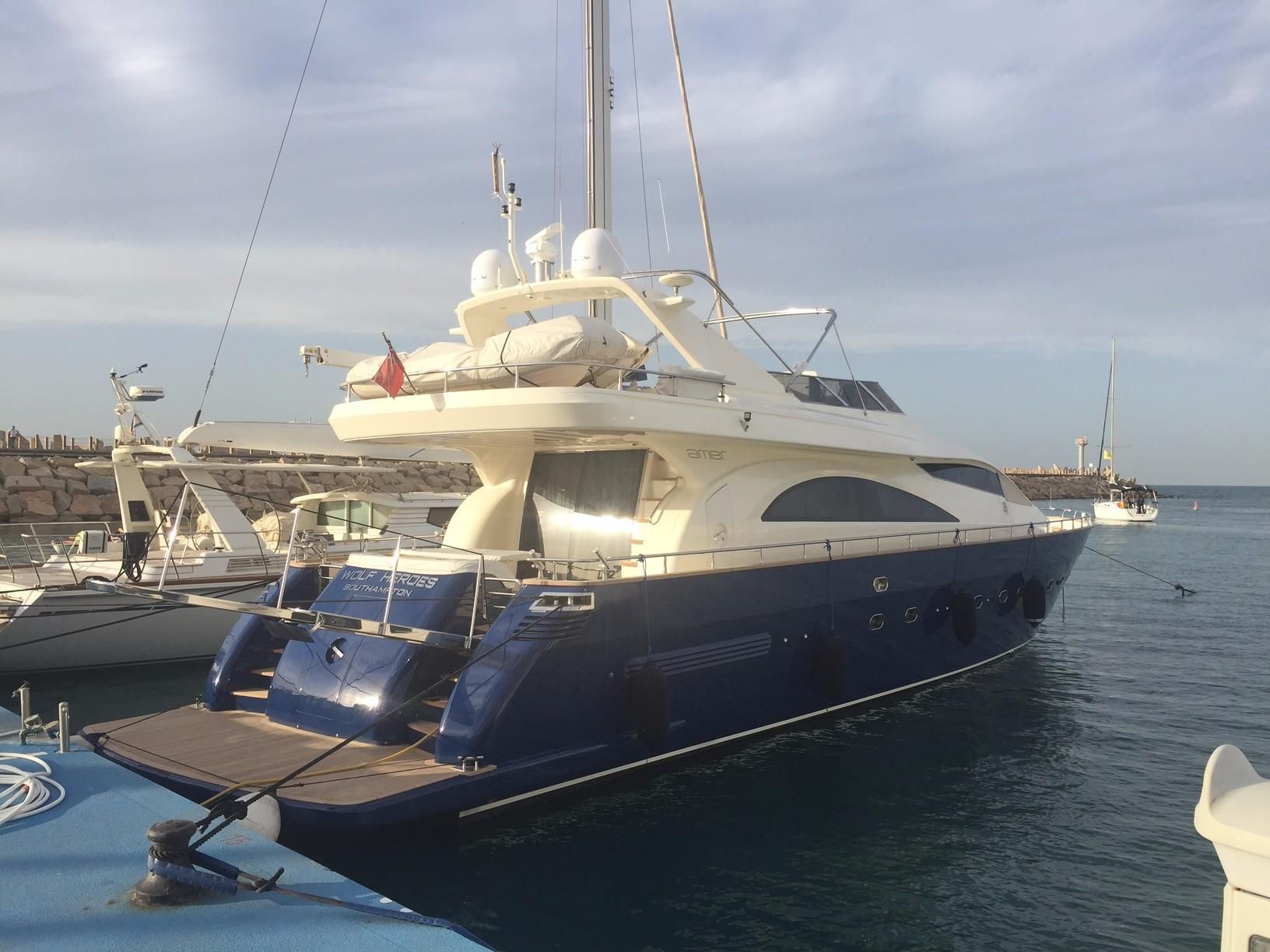 amer 86 yacht for sale