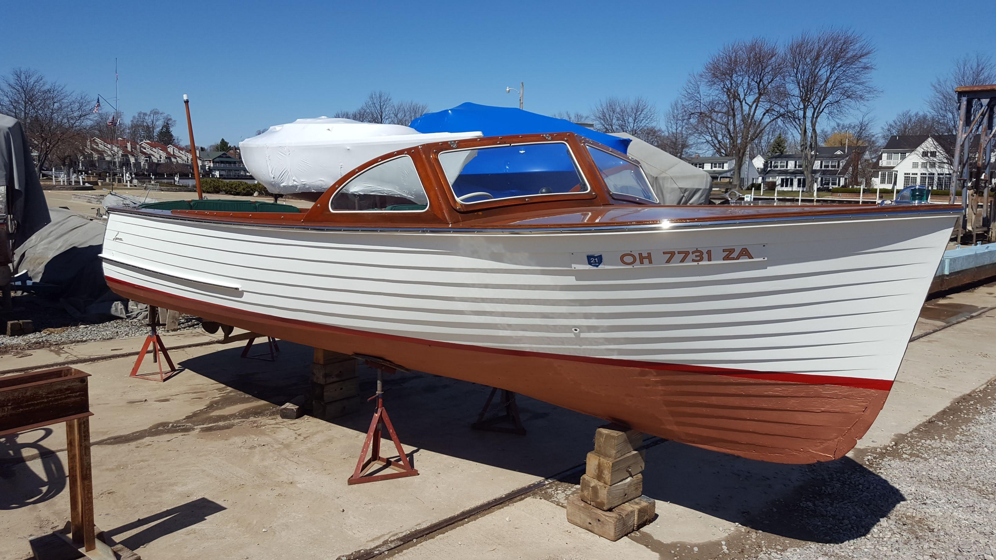 wooden runabout boat for sale