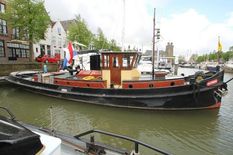 Custom Dutch barge tug boat