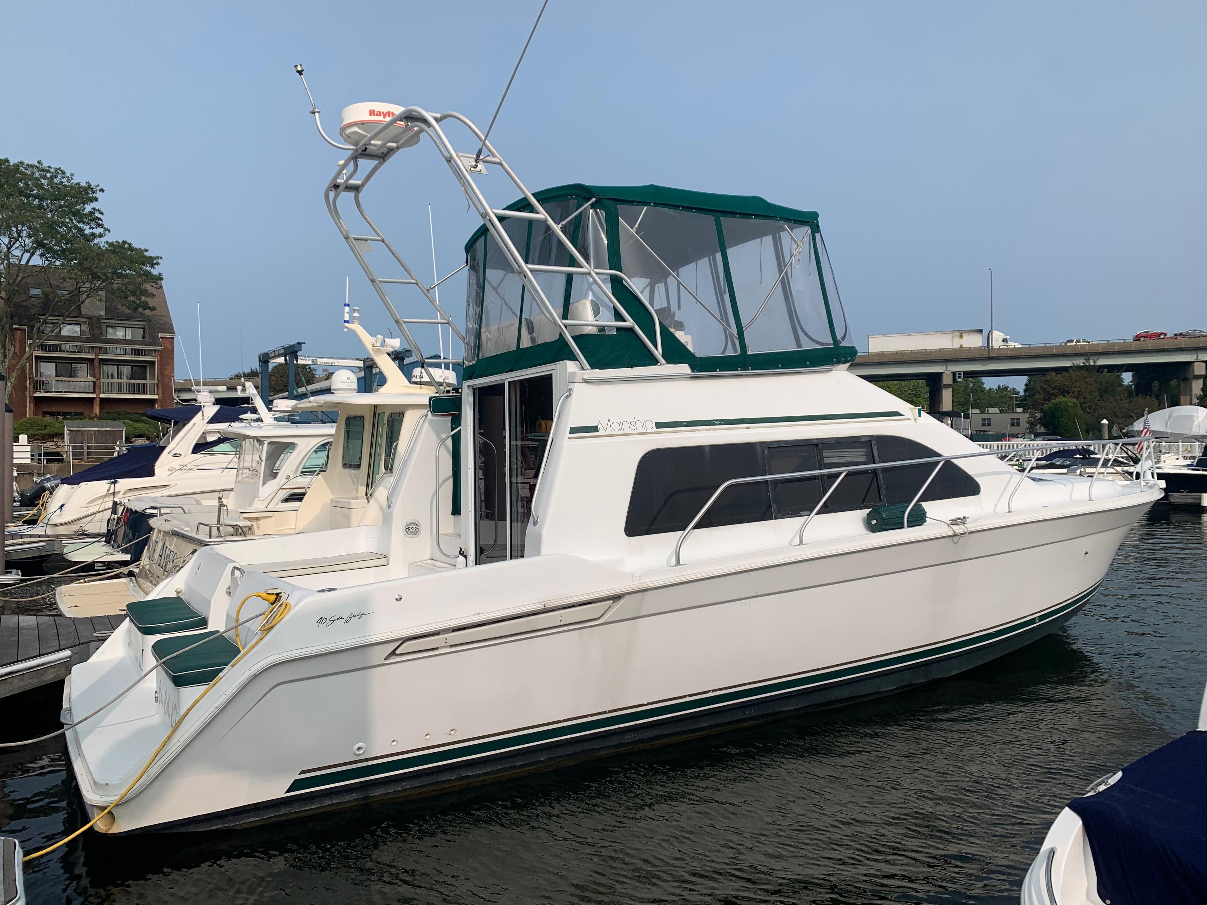 1995 Mainship 40 Sedan Bridge Convertible Boat for sale YachtWorld