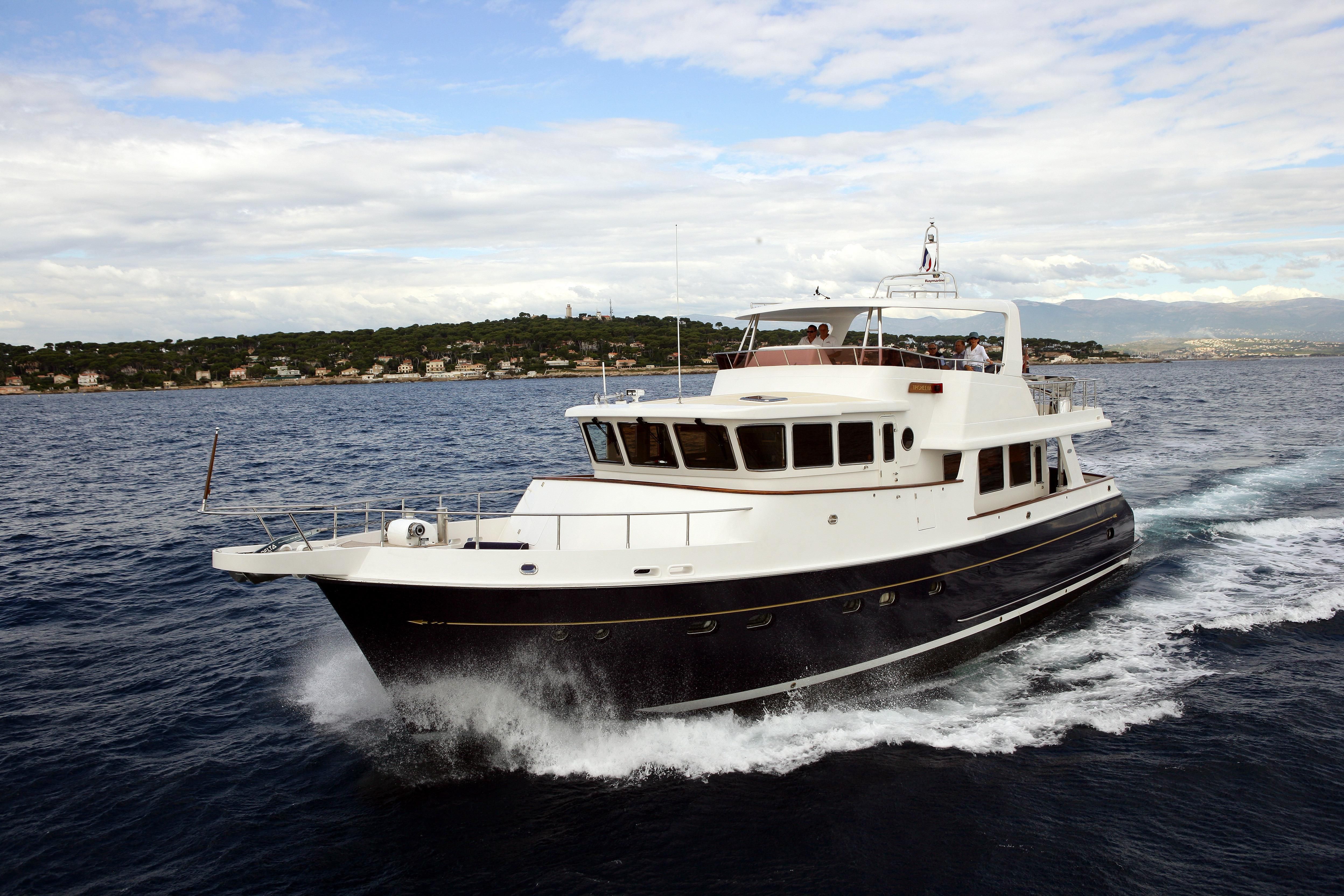 trawler style yacht